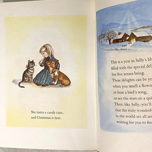 First Delights Tasha Tudor A Book About the Five Senses Hardcover Vintage 60s - Picture 6 of 7